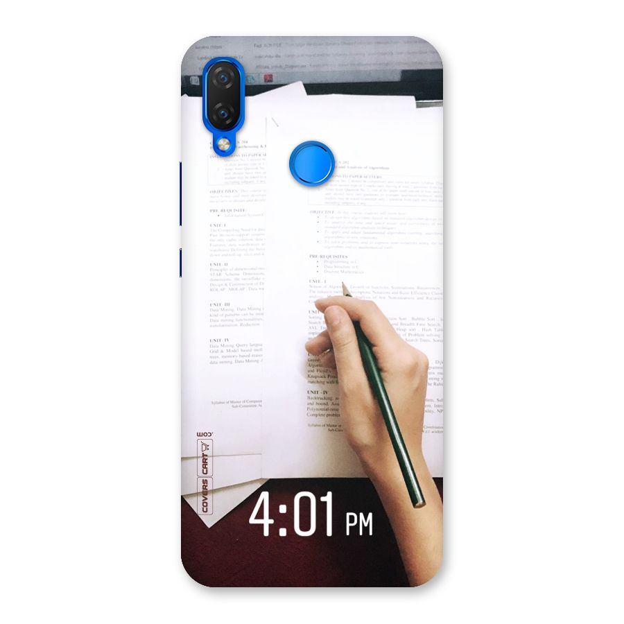 Exam Time Blues Back Case for Huawei Nova 3i