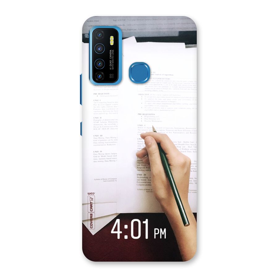 Exam Time Blues Back Case for Infinix Hot 9