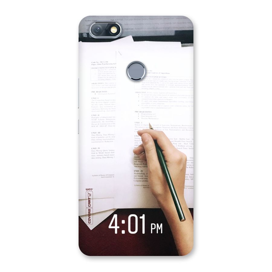 Exam Time Blues Back Case for Infinix Note 5