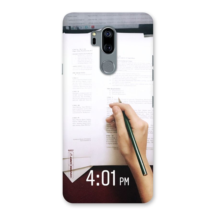 Exam Time Blues Back Case for LG G7
