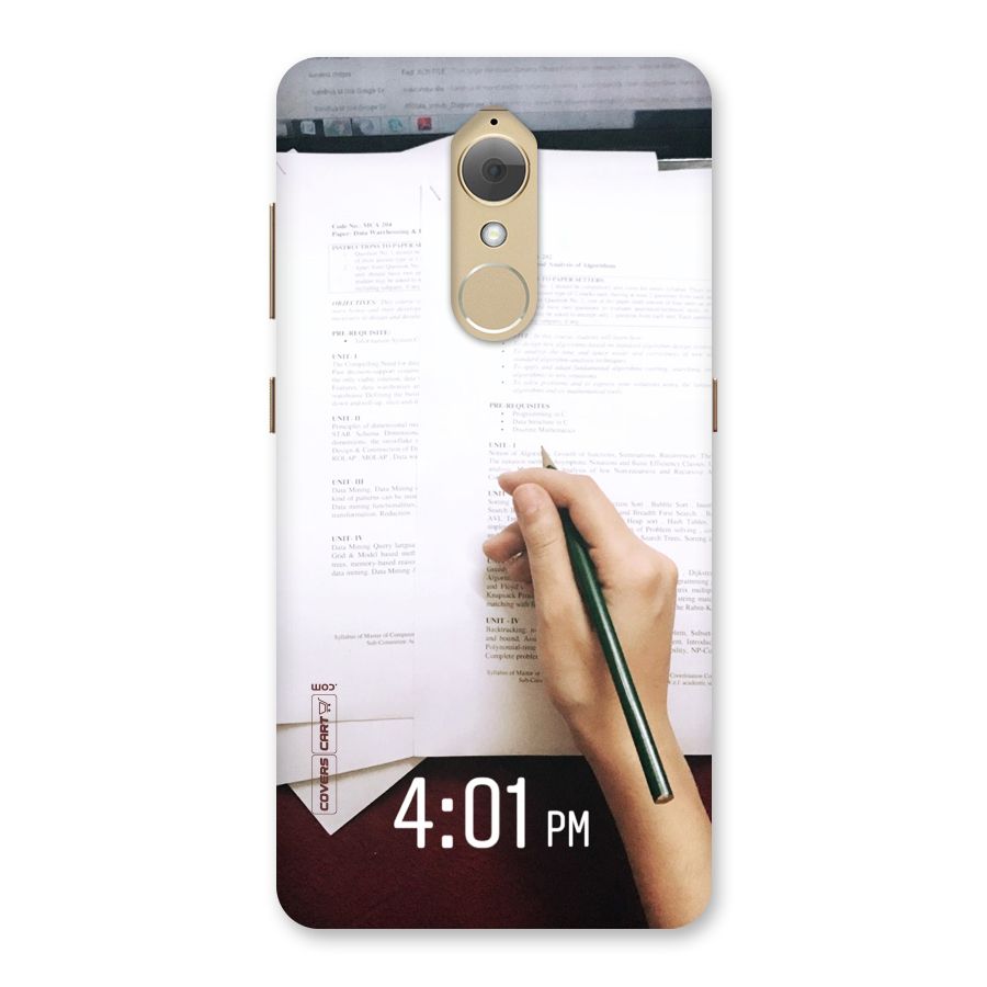 Exam Time Blues Back Case for Lenovo K8