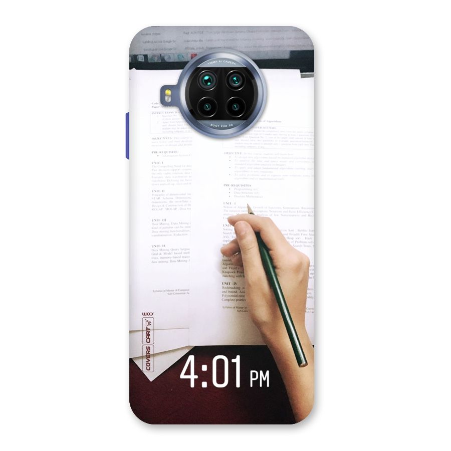 Exam Time Blues Back Case for Mi 10i