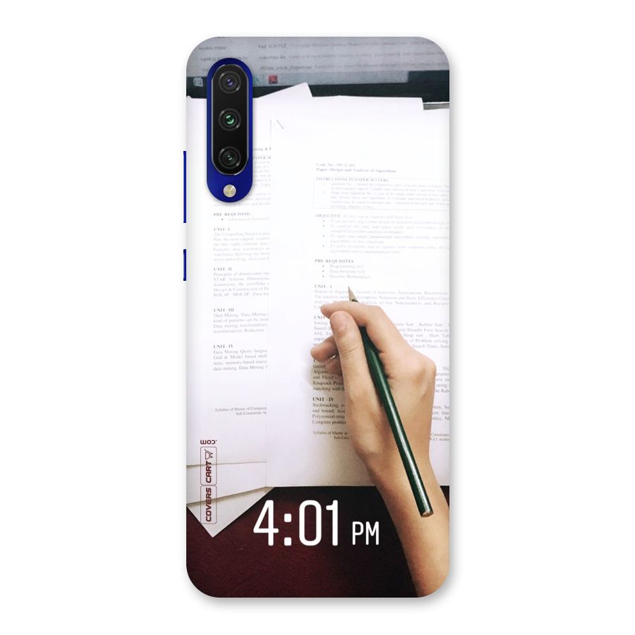 Exam Time Blues Back Case for Mi A3