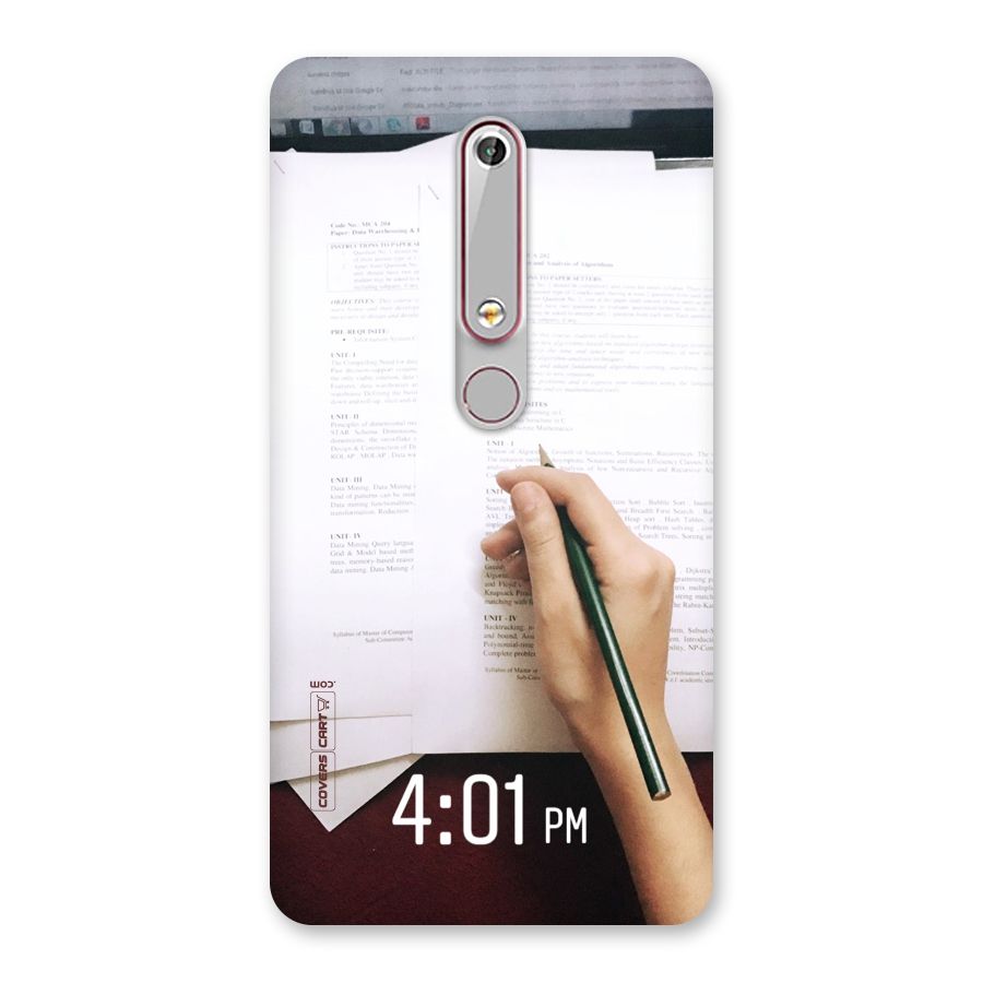 Exam Time Blues Back Case for Nokia 6.1