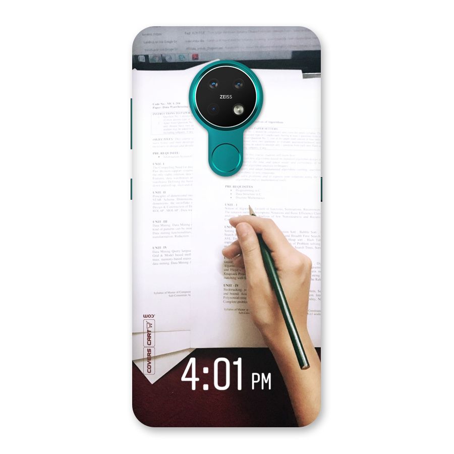 Exam Time Blues Back Case for Nokia 7.2