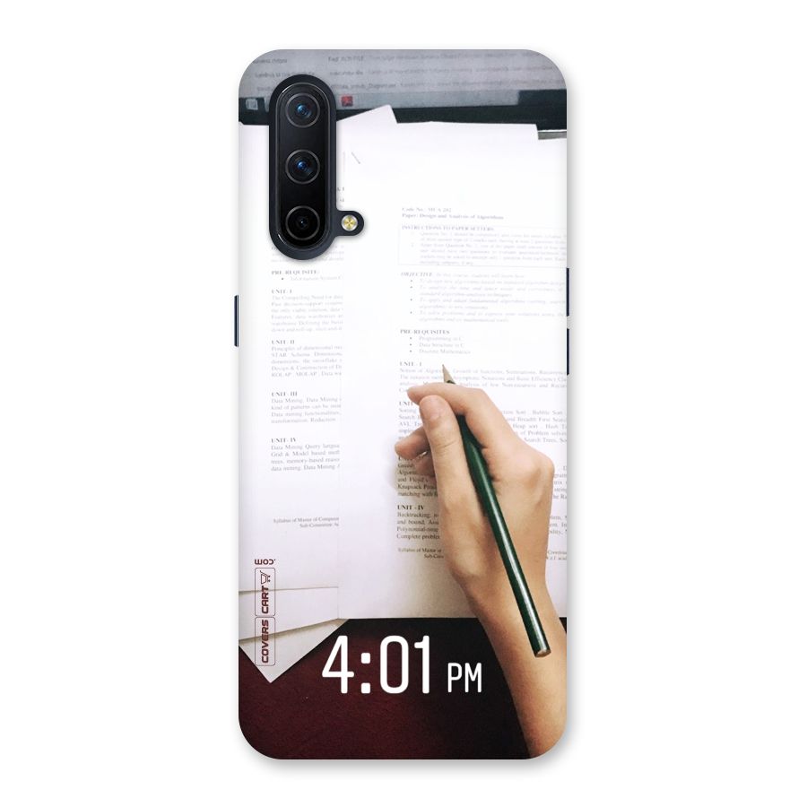 Exam Time Blues Back Case for OnePlus Nord CE 5G
