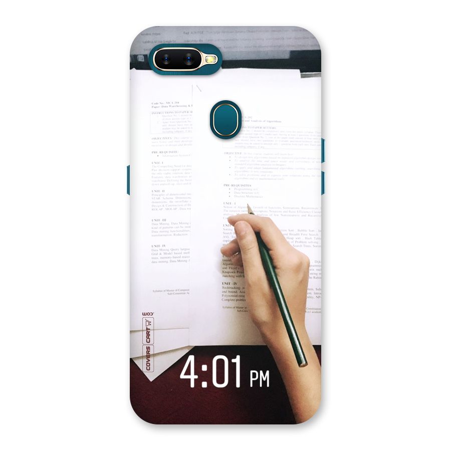 Exam Time Blues Back Case for Oppo A11k