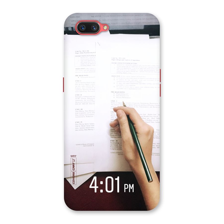Exam Time Blues Back Case for Oppo A3s