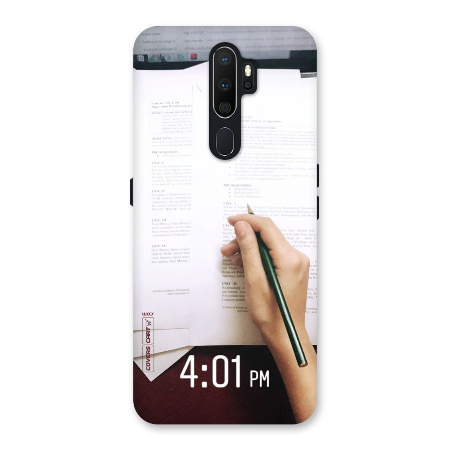 Exam Time Blues Back Case for Oppo A5 (2020)