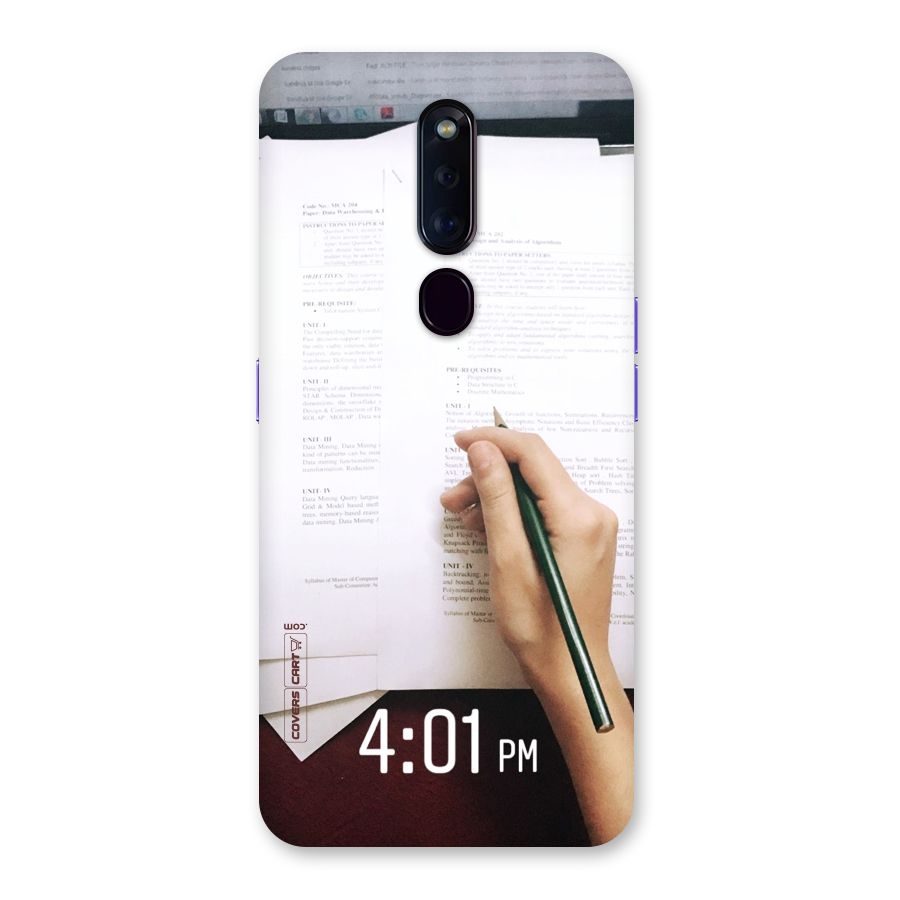 Exam Time Blues Back Case for Oppo F11 Pro