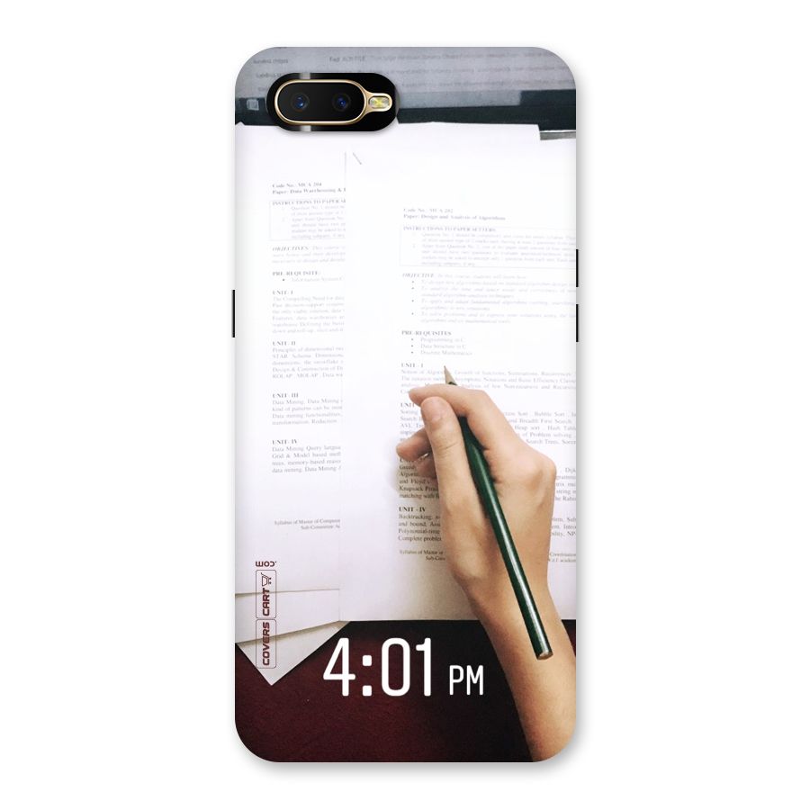 Exam Time Blues Back Case for Oppo K1
