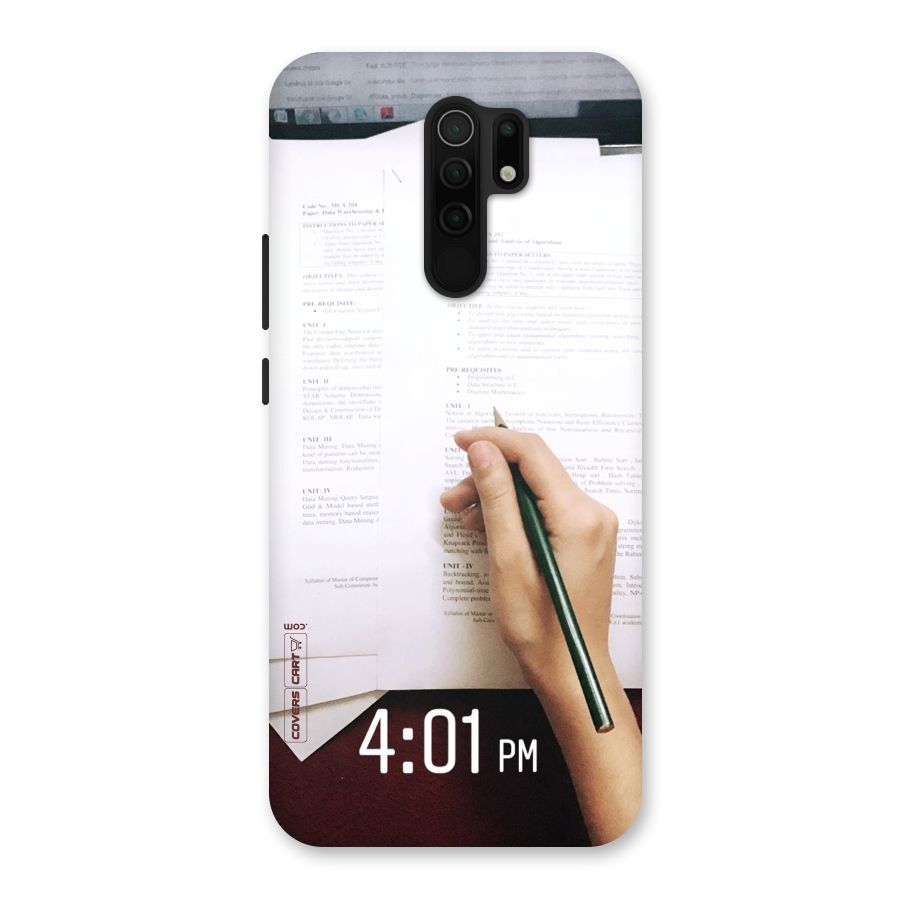 Exam Time Blues Back Case for Poco M2