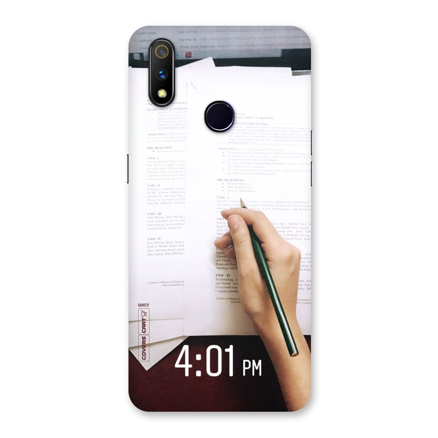 Exam Time Blues Back Case for Realme 3 Pro