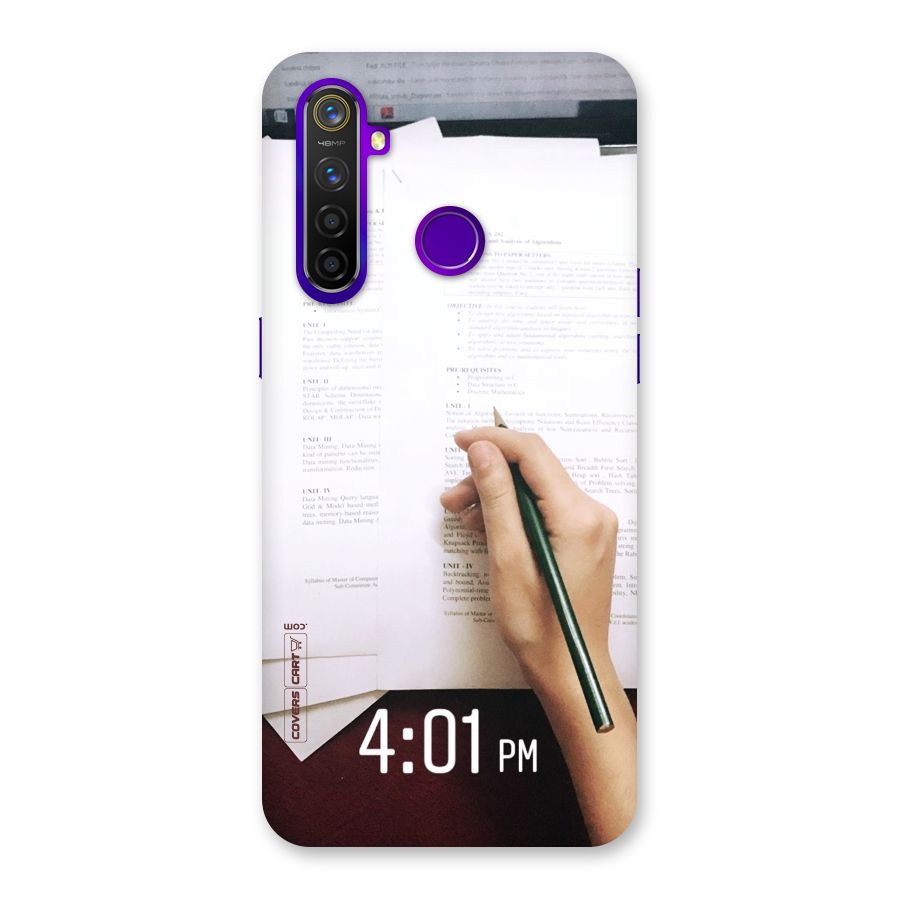 Exam Time Blues Back Case for Realme 5 Pro