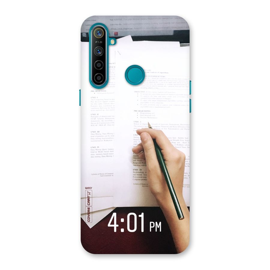 Exam Time Blues Back Case for Realme 5i