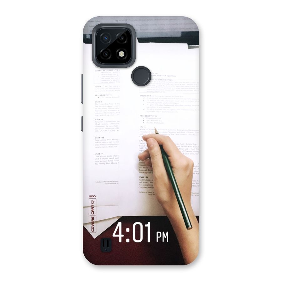 Exam Time Blues Back Case for Realme C21