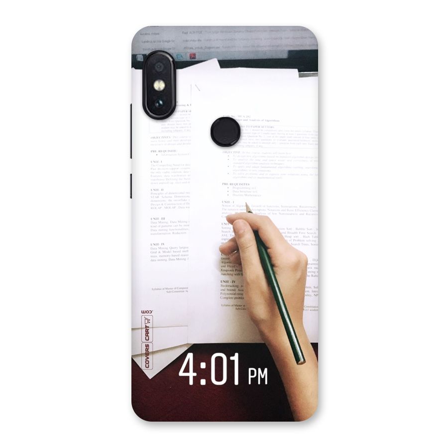 Exam Time Blues Back Case for Redmi Note 5 Pro