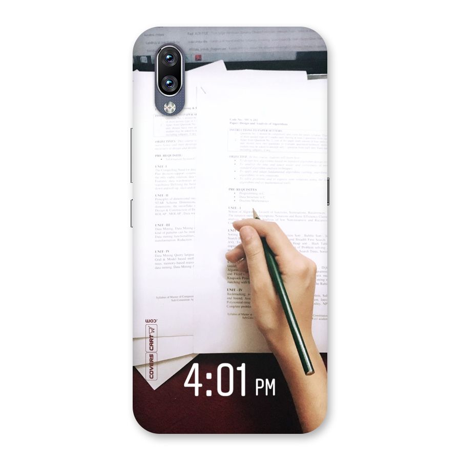 Exam Time Blues Back Case for Vivo NEX
