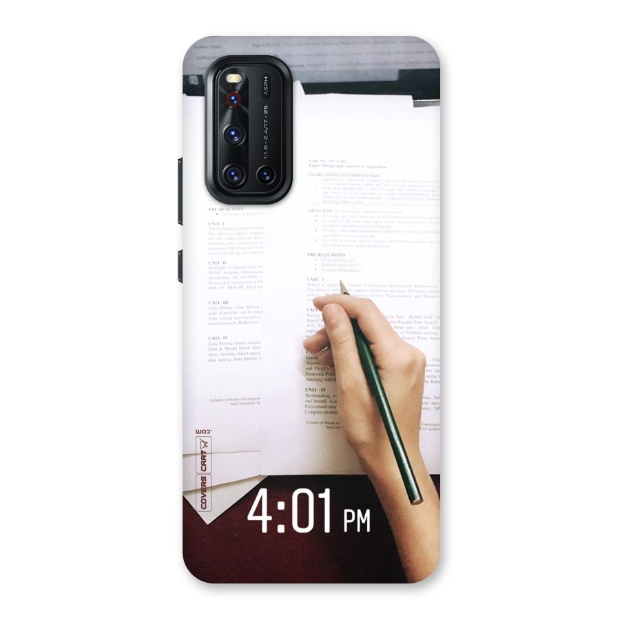 Exam Time Blues Back Case for Vivo V19