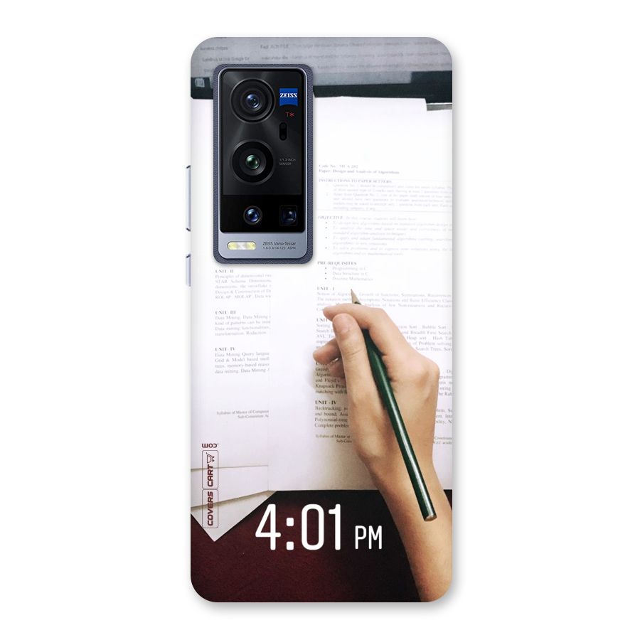 Exam Time Blues Back Case for Vivo X60 Pro Plus