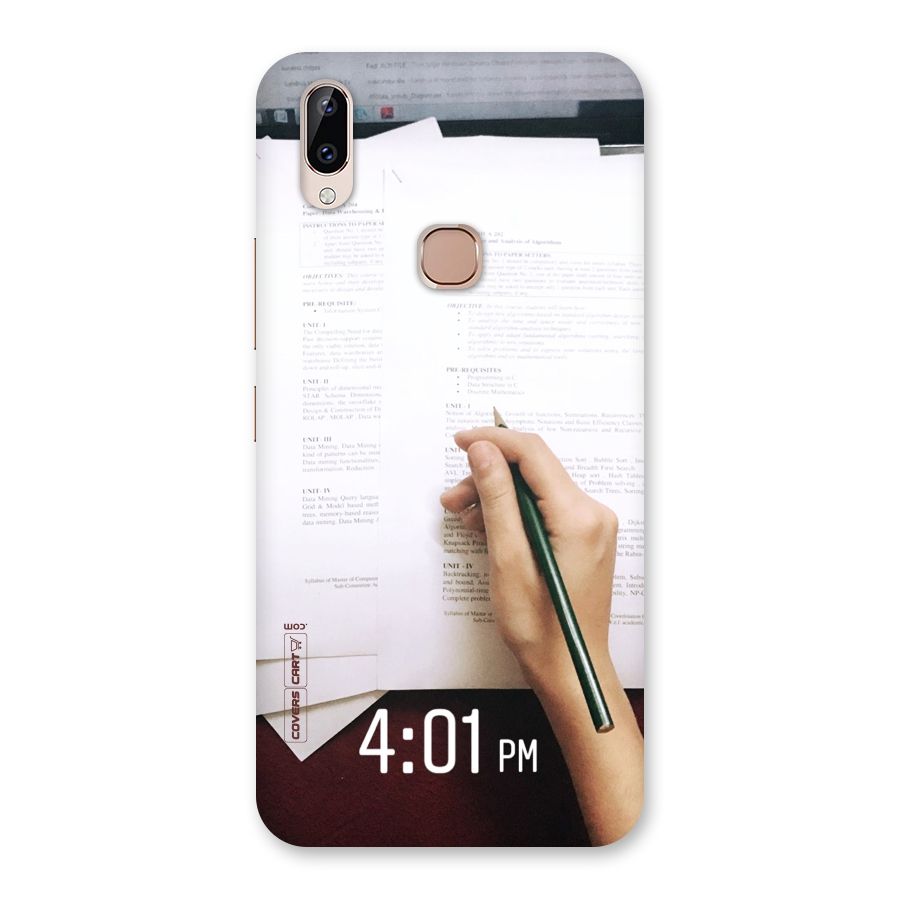 Exam Time Blues Back Case for Vivo Y83 Pro