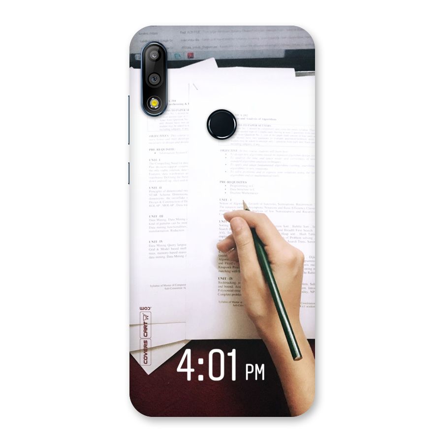Exam Time Blues Back Case for Zenfone Max Pro M2