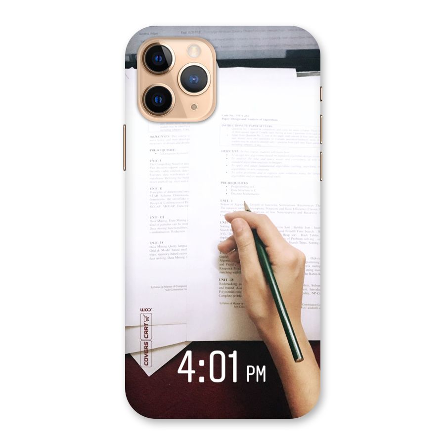 Exam Time Blues Back Case for iPhone 11 Pro