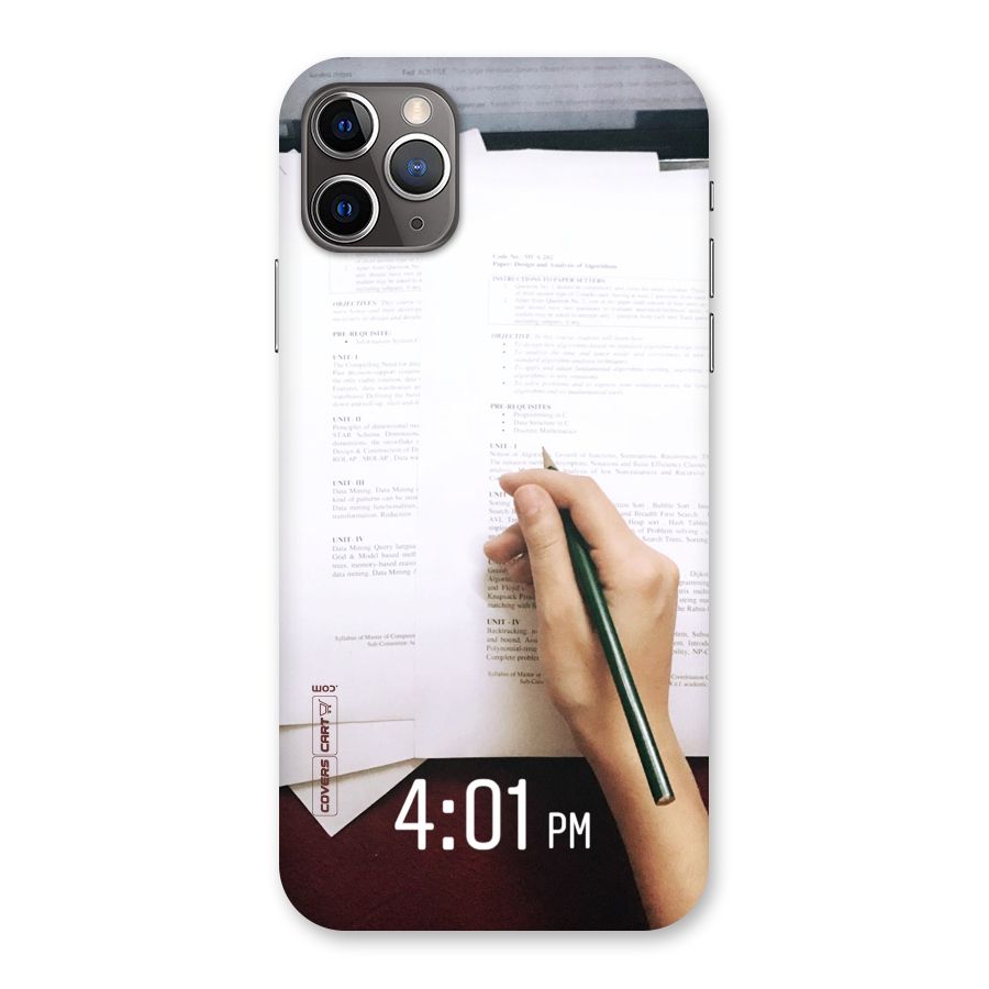 Exam Time Blues Back Case for iPhone 11 Pro Max