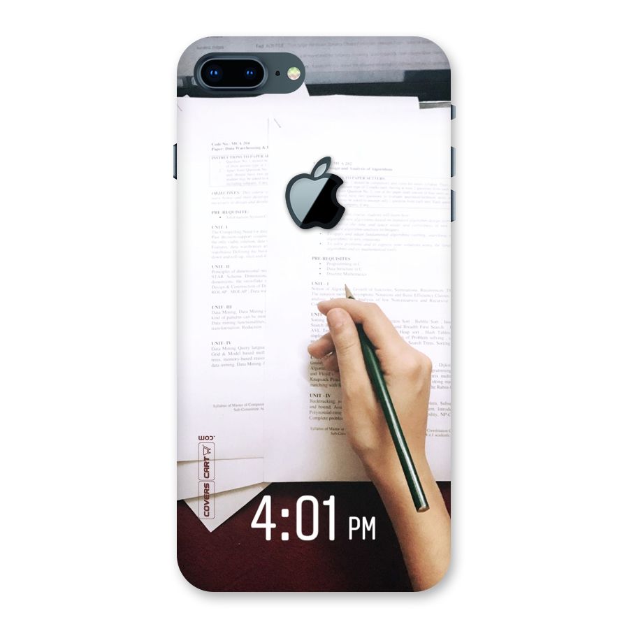 Exam Time Blues Back Case for iPhone 7 Plus Apple Cut