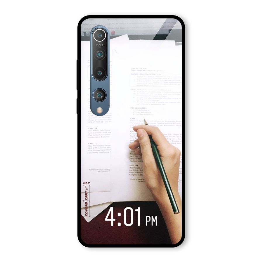 Exam Time Blues Glass Back Case for Mi 10