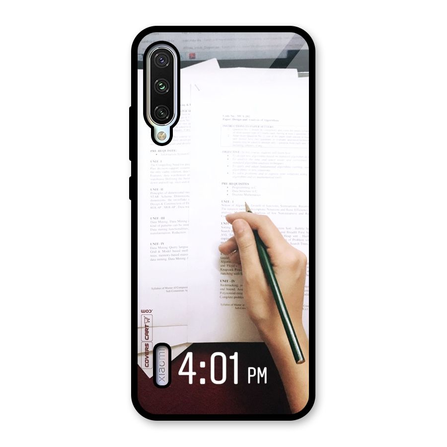 Exam Time Blues Glass Back Case for Mi A3