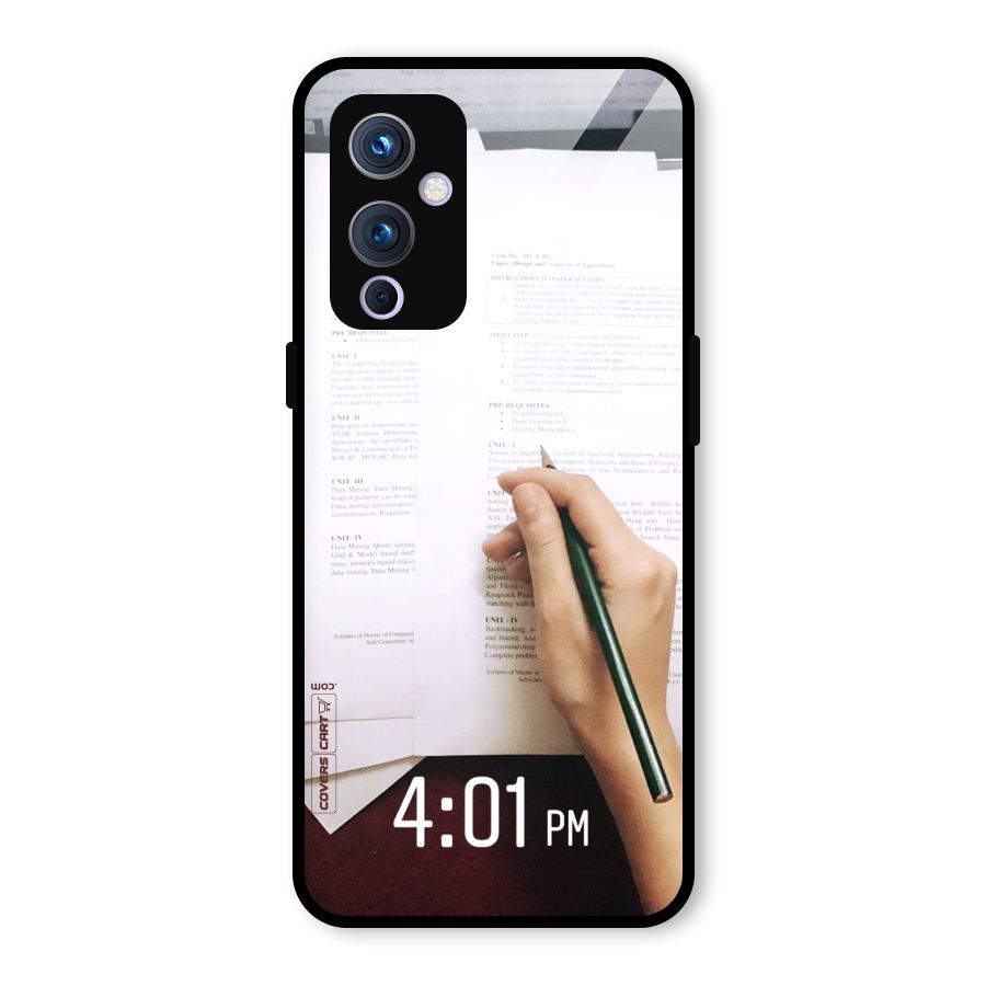 Exam Time Blues Glass Back Case for OnePlus 9