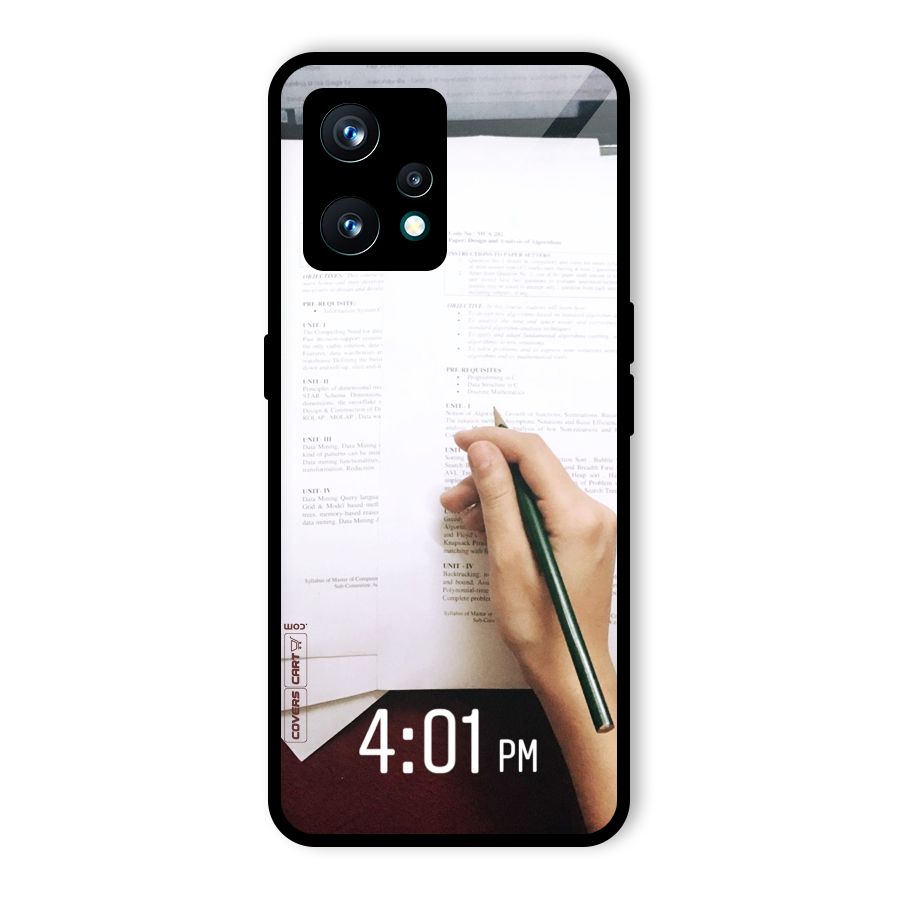 Exam Time Blues Glass Back Case for Realme 9 Pro Plus 5G
