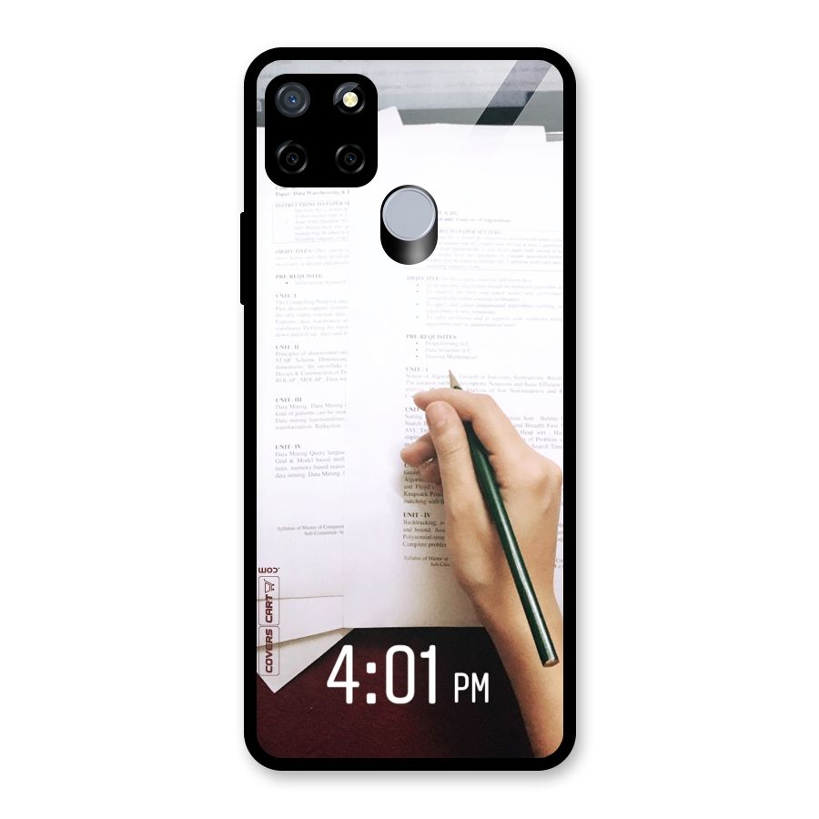 Exam Time Blues Glass Back Case for Realme C12