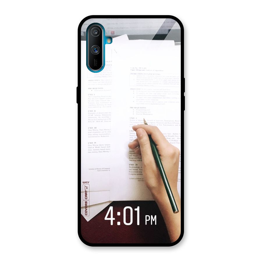 Exam Time Blues Glass Back Case for Realme C3