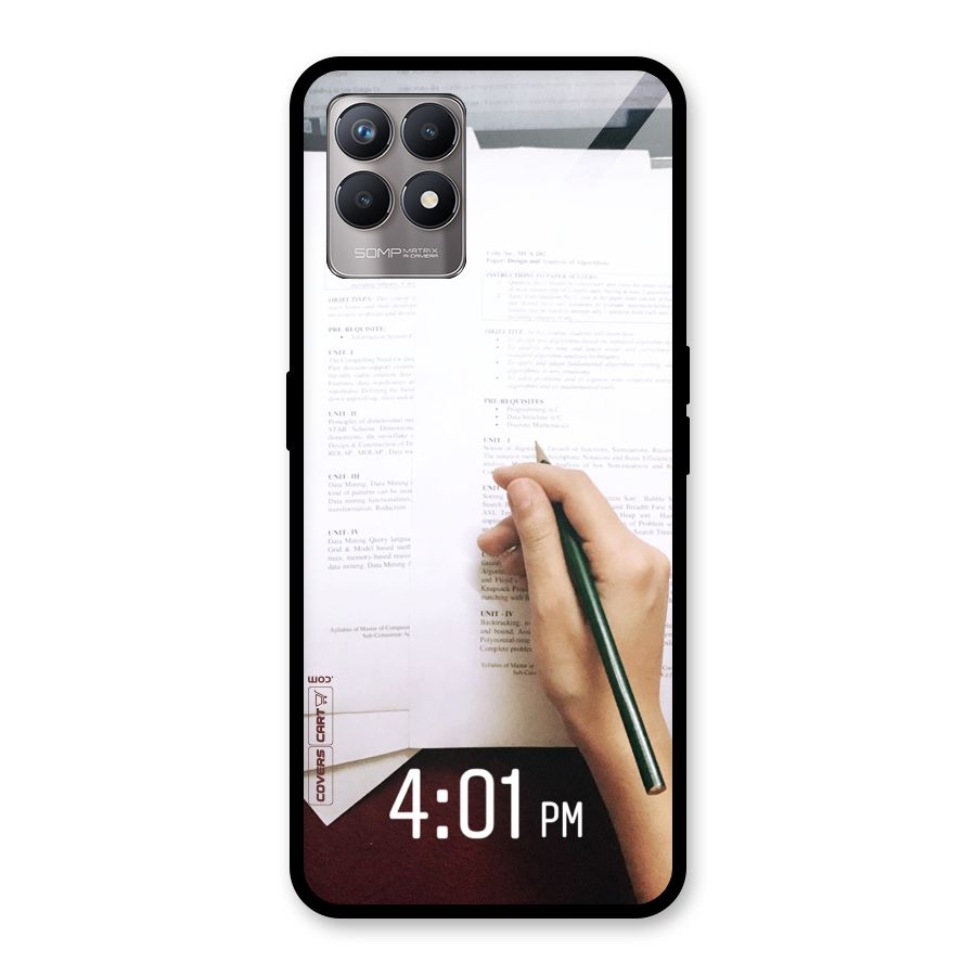 Exam Time Blues Glass Back Case for Realme Narzo 50