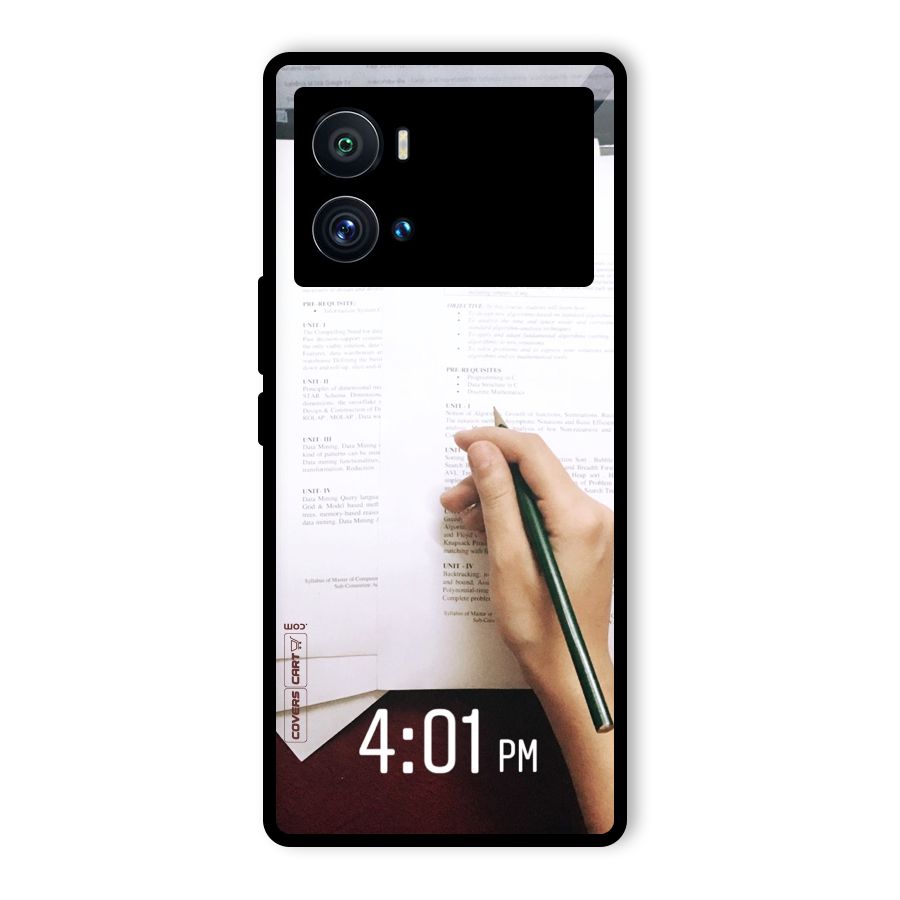 Exam Time Blues Glass Back Case for Vivo iQOO 9 Pro