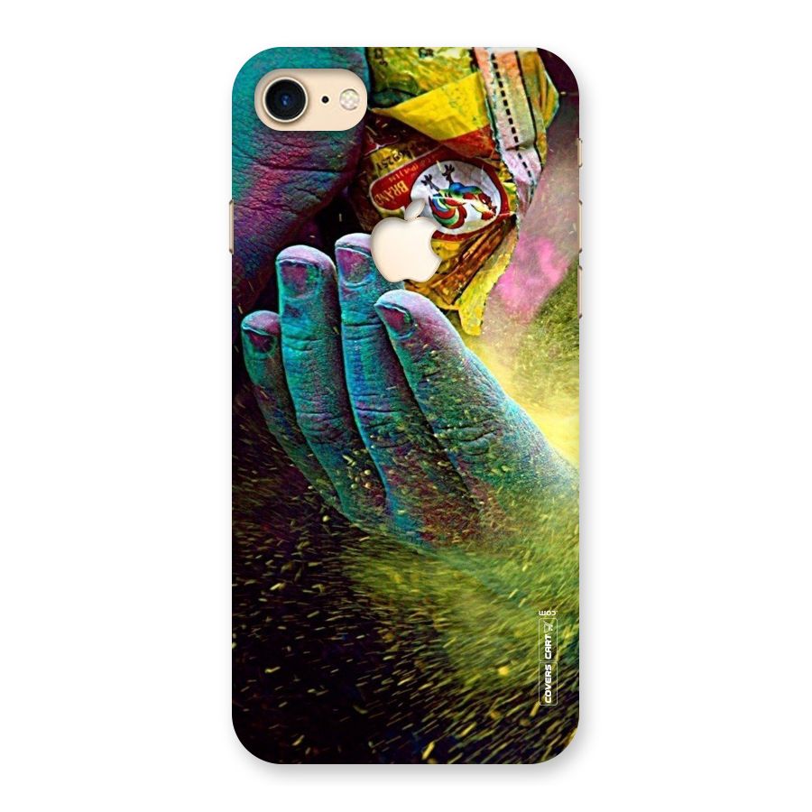 Exotic Colours Back Case for iPhone 7 Apple Cut