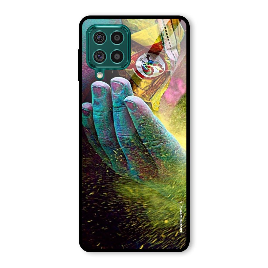 Exotic Colours Glass Back Case for Galaxy F62