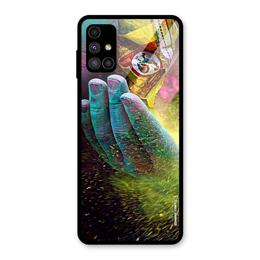 Exotic Colours Glass Back Case for Galaxy M51