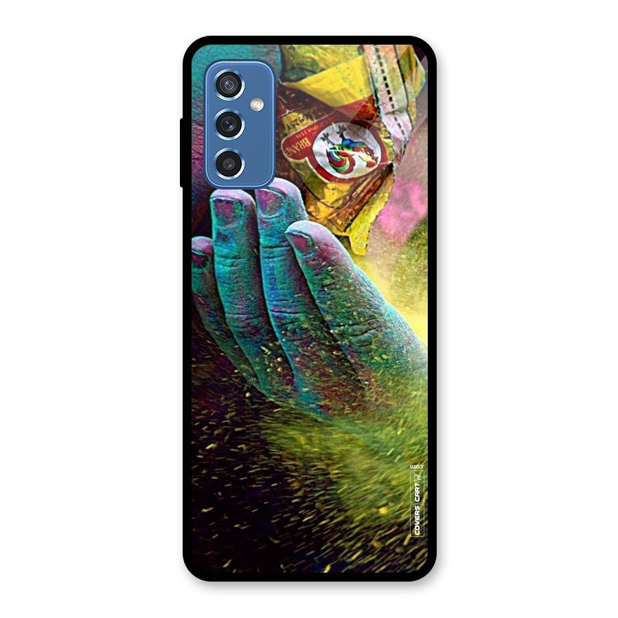 Exotic Colours Glass Back Case for Galaxy M52 5G