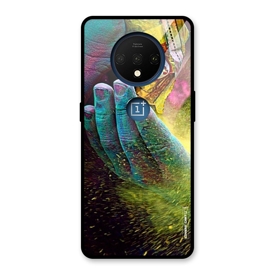 Exotic Colours Glass Back Case for OnePlus 7T