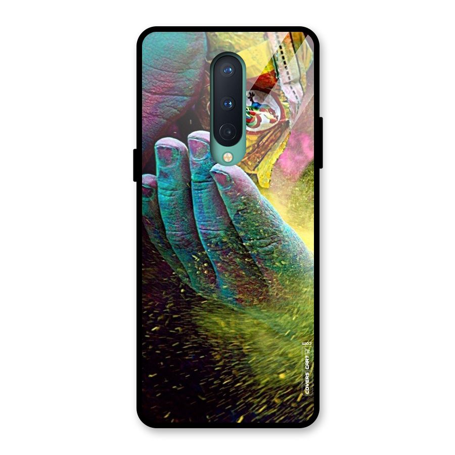 Exotic Colours Glass Back Case for OnePlus 8