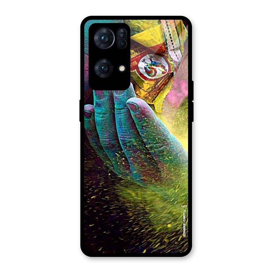 Exotic Colours Glass Back Case for Oppo Reno7 Pro 5G