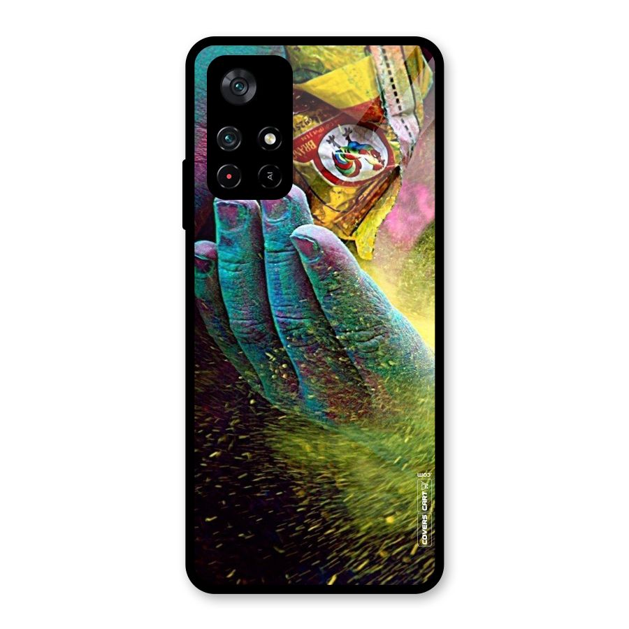 Exotic Colours Glass Back Case for Poco M4 Pro 5G