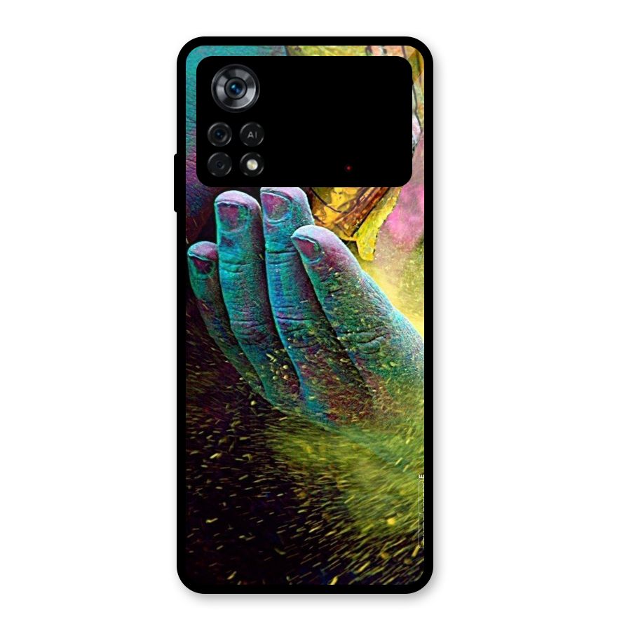 Exotic Colours Glass Back Case for Poco X4 Pro 5G