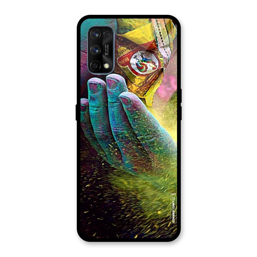 Exotic Colours Glass Back Case for Realme 7 Pro