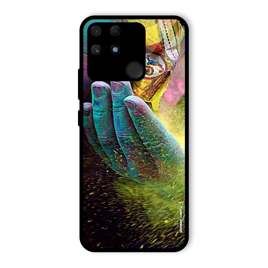 Exotic Colours Glass Back Case for Realme Narzo 50A