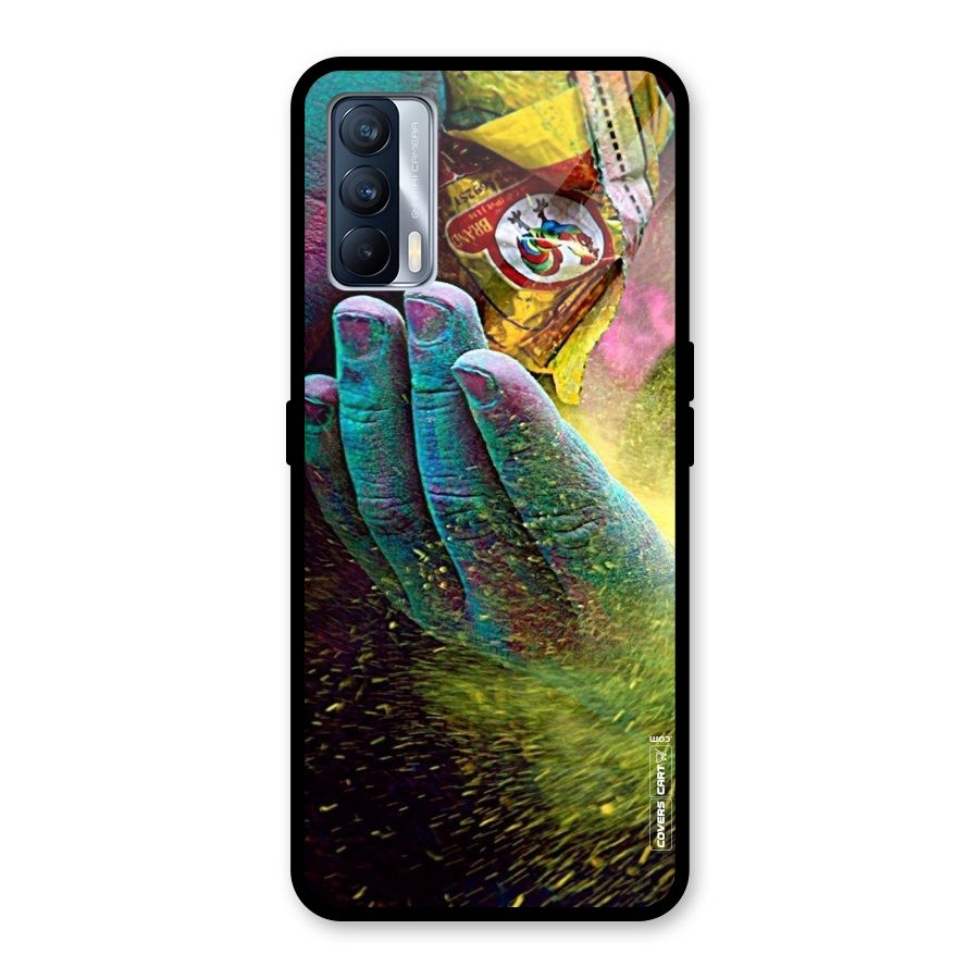 Exotic Colours Glass Back Case for Realme X7