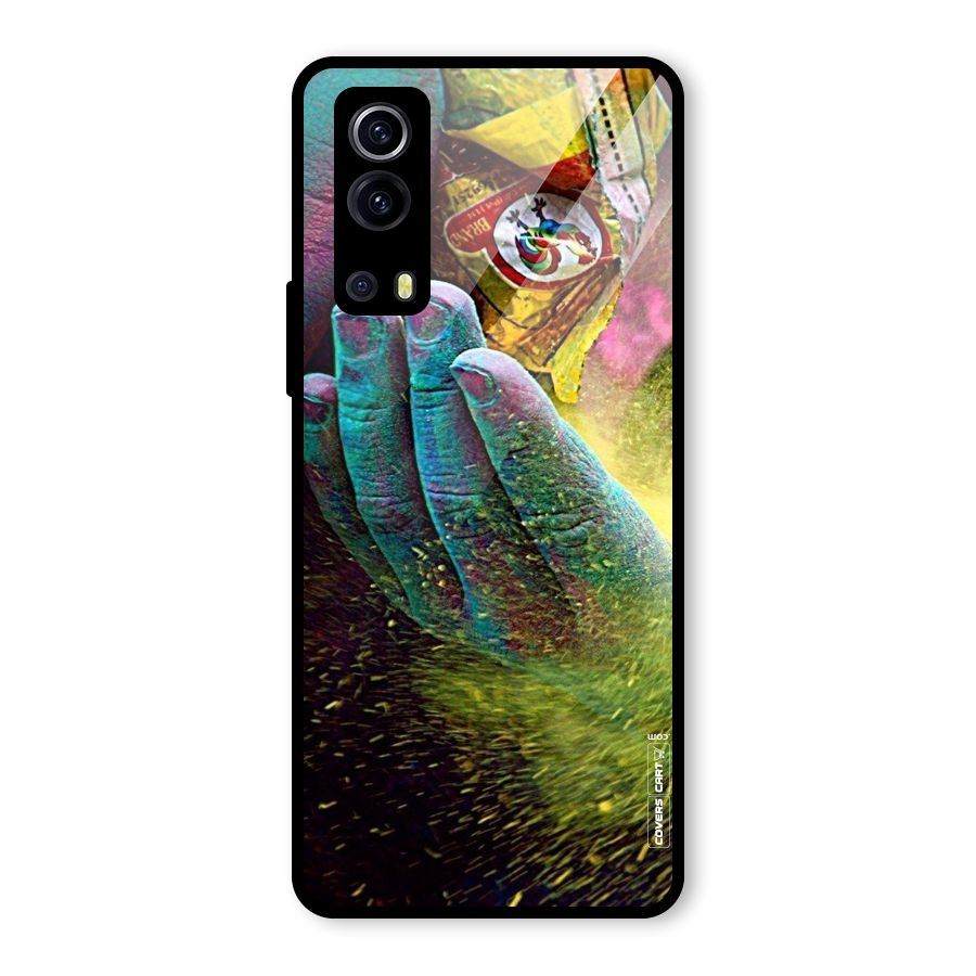 Exotic Colours Glass Back Case for Vivo iQOO Z3